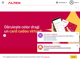 'altex.ro' screenshot