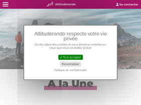 'altituderando.com' screenshot