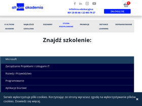 'altkomakademia.pl' screenshot