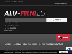 'alu-felni.eu' screenshot