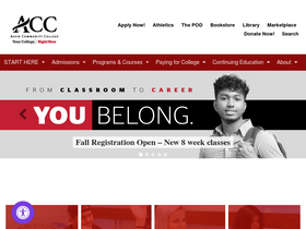 'alvincollege.edu' screenshot