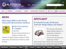 'alzforum.org' screenshot