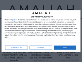 'amaliah.com' screenshot