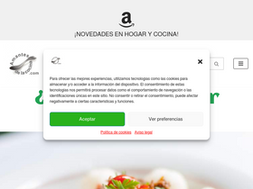 'amantesdelacocina.com' screenshot
