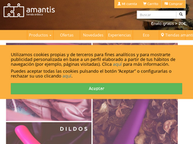 'amantis.net' screenshot