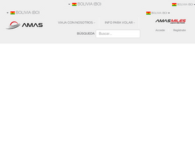 'amaszonas.com' screenshot