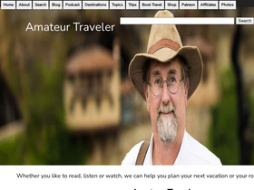 'amateurtraveler.com' screenshot