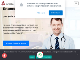 'amato.com.br' screenshot