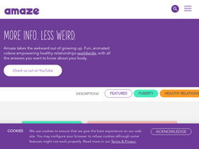 'amaze.org' screenshot