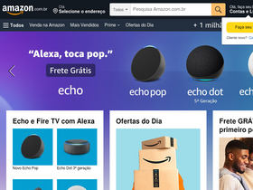 'amazon.com.br' screenshot