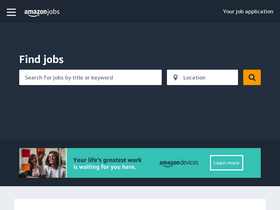 'amazon.jobs' screenshot