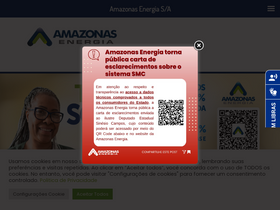 'amazonasenergia.com' screenshot