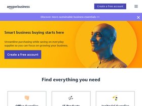 'amazonbusiness.com' screenshot