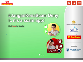 'ambankgroup.com' screenshot