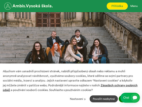 'ambis.cz' screenshot