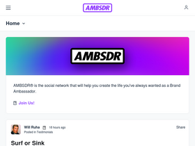 'ambsdr.com' screenshot