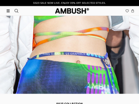 'ambushdesign.com' screenshot