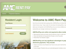 'amcrentpay.com' screenshot