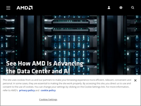 'amd.com' screenshot
