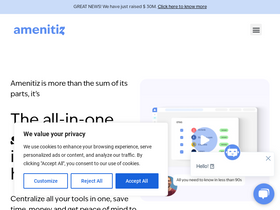 'amenitiz.com' screenshot