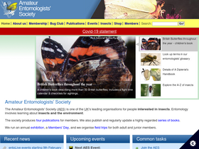 'amentsoc.org' screenshot