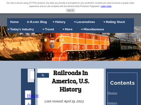 'american-rails.com' screenshot