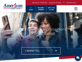 'american1cu.org' screenshot