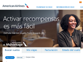 'americanairlines.es' screenshot