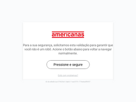 'americanas.com.br' screenshot