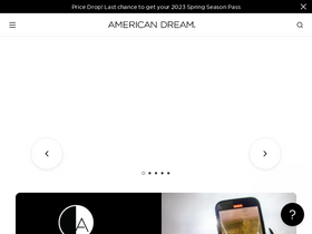 'americandream.com' screenshot