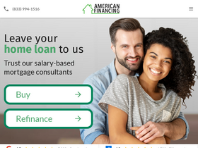 'americanfinancing.net' screenshot