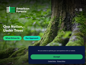 'americanforests.org' screenshot