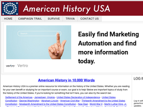 'americanhistoryusa.com' screenshot