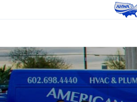 'americanhomewater.com' screenshot