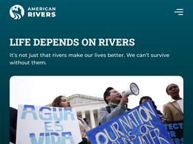 'americanrivers.org' screenshot