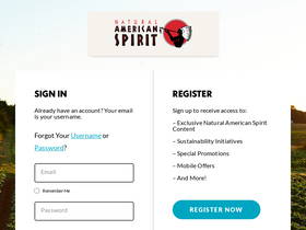 'americanspirit.com' screenshot