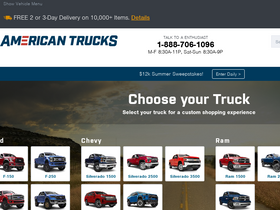 'americantrucks.com' screenshot