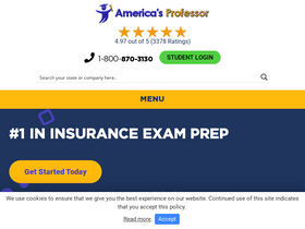 'americasprofessor.com' screenshot