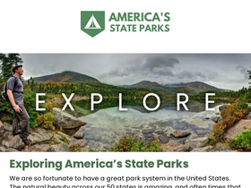 'americasstateparks.org' screenshot