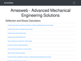 'amesweb.info' screenshot