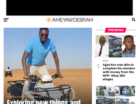 'ameyawdebrah.com' screenshot