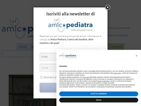 'amicopediatra.it' screenshot