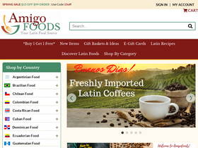 'amigofoods.com' screenshot