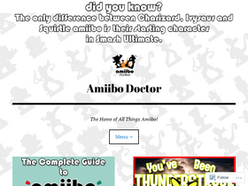 'amiibodoctor.com' screenshot