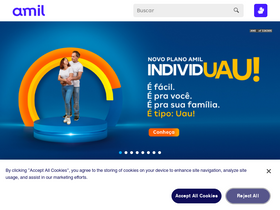 'amil.com.br' screenshot