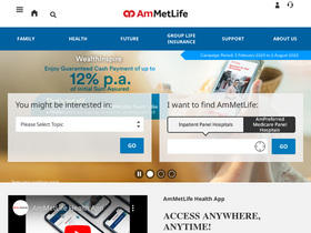 'ammetlife.com' screenshot