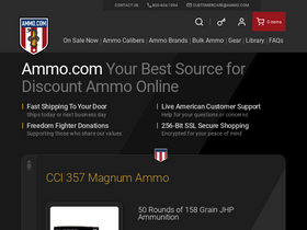 'ammo.com' screenshot
