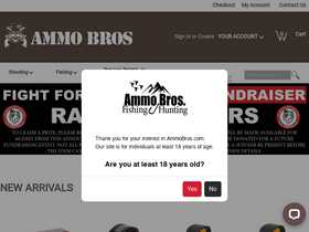 'ammobros.com' screenshot