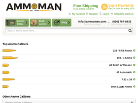 'ammoman.com' screenshot