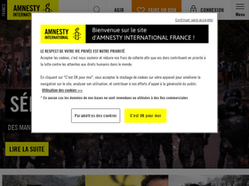 'amnesty.fr' screenshot